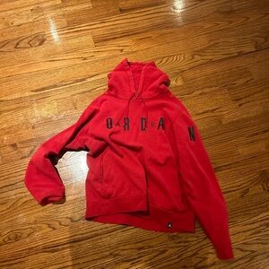 red jordan hoodie